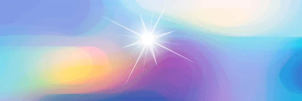Vénus Étoile Matin Étoile Soir Planète Symphonie Couleurs Avec Lumière — Image vectorielle