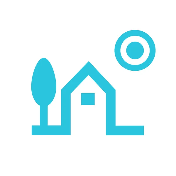 Ház Home Szimbólum Jel Ikon Ingatlan Design Elem Kék Ikonkészletből Jogdíjmentes Stock Vektorok