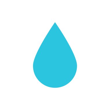 Yağmur damlası, ikon, yağmurlu gün hafızası, su damlası sembolü, su damlası, mavi simge kümesinden