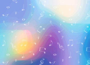 Müzik, vektör arkaplan kalıbı. Soyut arkaplan.  
