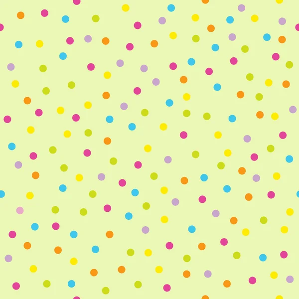 Celebration Colorful Confetti Seamless Pattern — Stock Vector