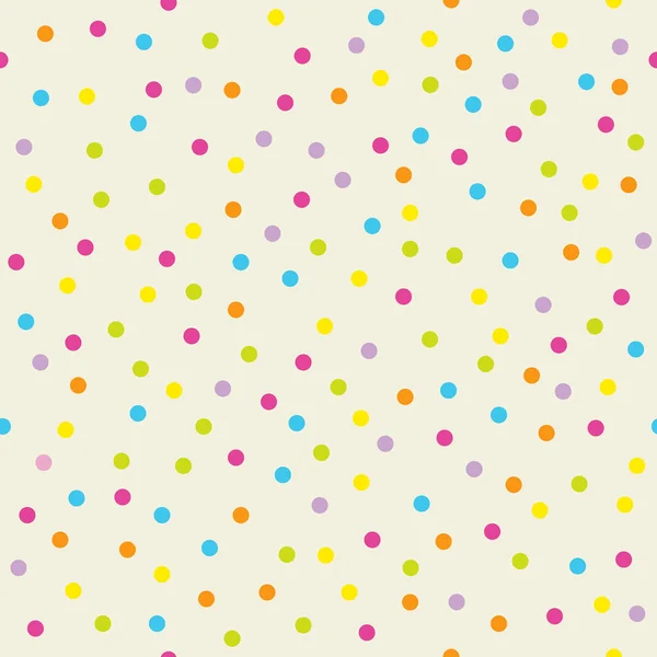 Birthday Celebration Colorful Confetti Seamless Pattern — Stock Vector