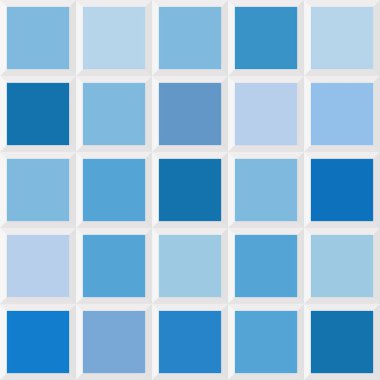 Okyanus, mavi renk, renk tonları, pürüzsüz desen, fayans palet renk tasarımı şeması, dekoratif fayans, tasarım ögesi