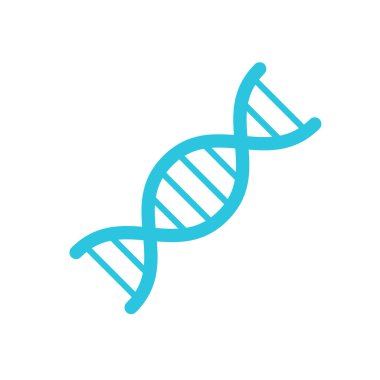 DNA ikonu. Mavi simge setinden.