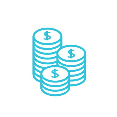 Para ikonunu sakla. Mavi simge setinden.