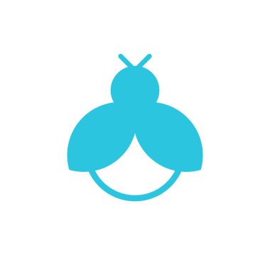 Ateşböceği. Mavi simge setinden.