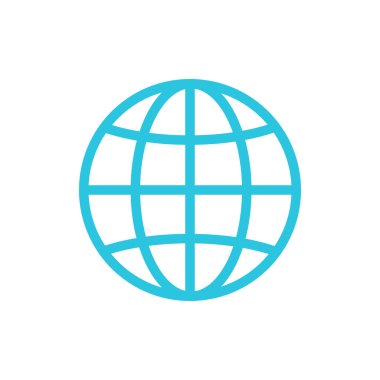 Küre. Mavi simge setinden.