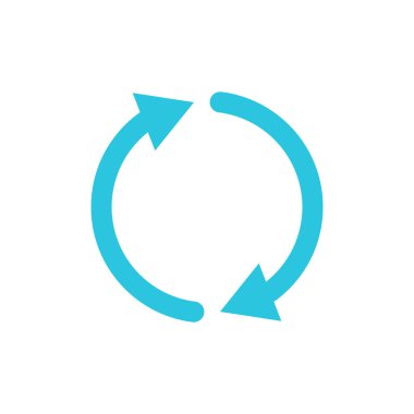 Döndür, Büyük Değişim simgesi, iki ok. Mavi simge setinden.