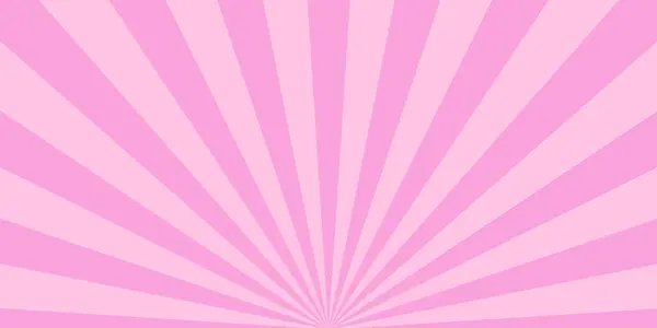 Солнечные Лучи Розовые Линии Фона Свет — стоковый вектор