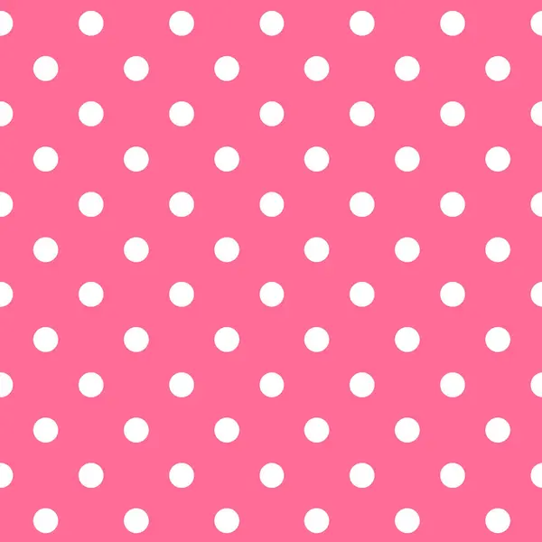 Polka Dot Pattern Seamless Texture — Stock Vector