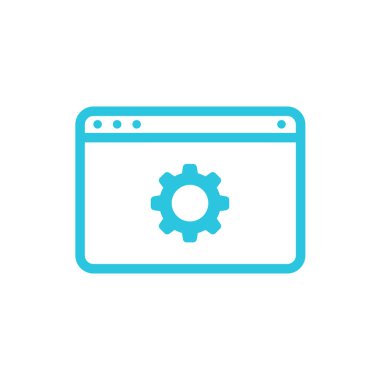 Uygulama formu, platform, proje simgesi oluşturma. Mavi simge setinden.