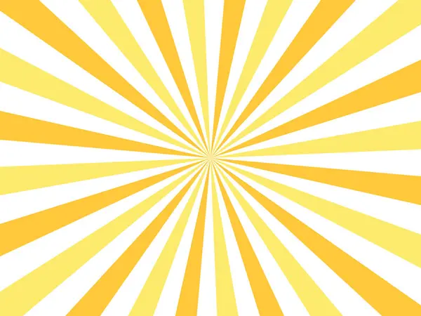 Sancak Arkaplan Işınların Arkaplan Şablonu Güneş Işığı Beyaz Turuncu Sarı — Stok Vektör