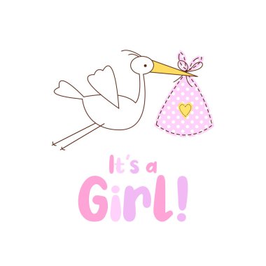 Pembe bebek duş kartı, doğum günü kartı geçmişi.