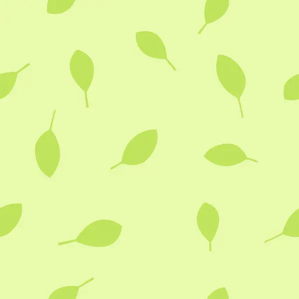 Eco Oregano Herb Seamless Pattern Green Background Stock Vector