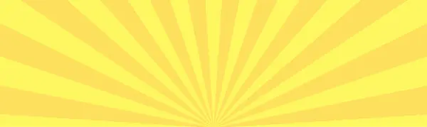 Πανό Κίτρινες Ακτίνες Ηλιακής Ακτινοβολίας Φόντο Γραμμών Φως Εικονογράφηση Αρχείου