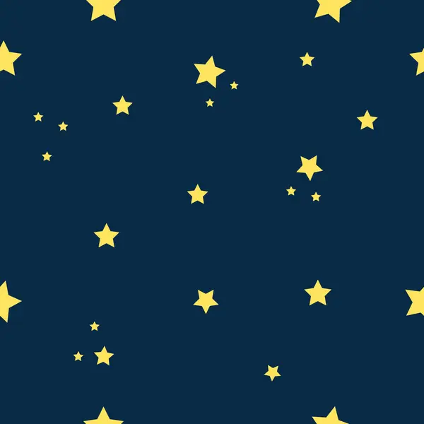 Celestial Noche Estrellada Patrón Sin Costuras Fondo Textura Sin Fin Ilustraciones De Stock Sin Royalties Gratis