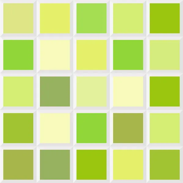 Shades Lime Color Palette Scheme Tile Design Element Gráficos De Vetores