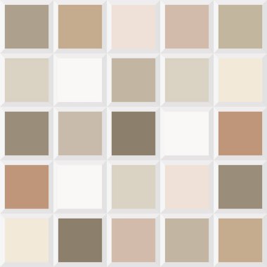 İskandinav meşe rengi gölgeler, renk paleti şeması, tasarım ögesi