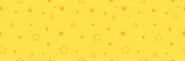 Yıldızlar web pankartı pürüzsüz desen, sonsuz doku arkaplanı