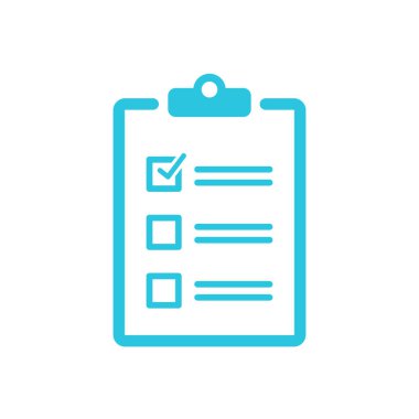 Basit Şeyler Kontrol Listesi, Beyaz Üzerine Mavi Simge