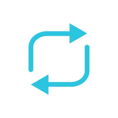 Simgeyi tekrarla. Beyaz arka planda izole edilmiş. Mavi simge seti