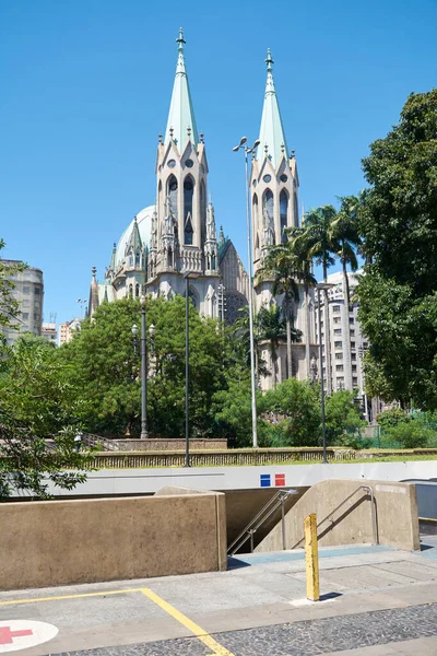 Catedral Igreja Católica São Paulo — Fotografia de Stock