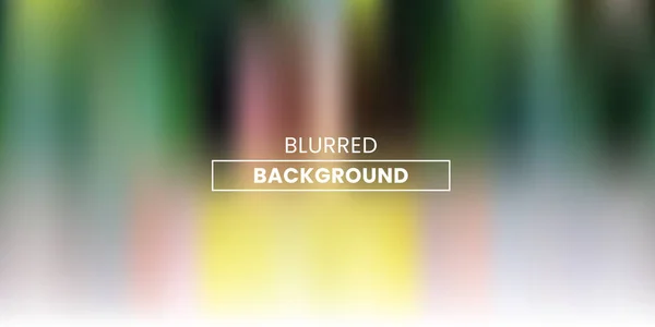 Blurred Green Background Gradient Mesh Colored Blurred Backgrounds Vector Illustration — Stock Vector