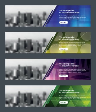 Grafik renkleri olan dikey pankartlar, geometrik şekilli soyut arkaplan şablonları. 