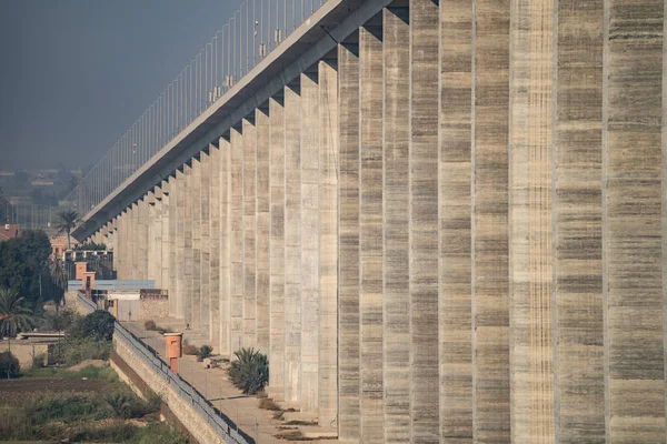 Salam Peace Bridge Egypt Suez Canal High Quality Photo — Stock Photo, Image