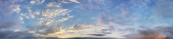 Tramonto Cielo Serale Con Nuvole Sfondo — Foto Stock