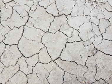 Cracked dry grey dirt background