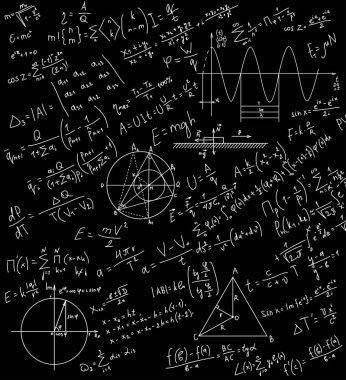 Matematik geçmişi. Tahtada matematiksel desen
