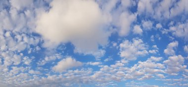 Mavi gökyüzü. Gökyüzü ve bulut