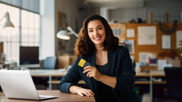 Woman is doing online purchases. Girl is doing shopping using phone and credit card at home.