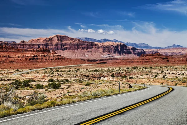 Paisaje Suroeste Americano Glen Canyon Autopista Utah Estados Unidos —  Fotos de Stock