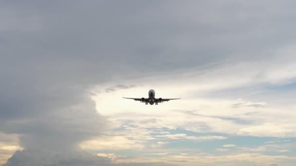 Phuket Thailand November 2019 Boeing 737 8Fz Mlk Malaysia Airlines — Stockvideo