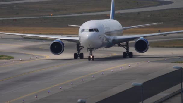 Frankfurt Main Germany July 2017 Boeing 767 Condor Taxiing Landing — Video Stock