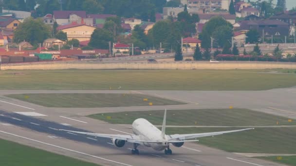 Sochi Russia Αυγούστου 2022 Boeing 777 Της Nordwind Αναχώρησης Στο — Αρχείο Βίντεο