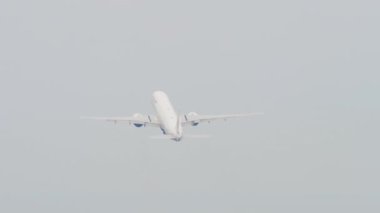 SOCHI, RUSSIA - AUGUST 03, 2022: Boeing 777 of Nordwind fly away at Sochi airport. Airliner departure. Passenger flight departure