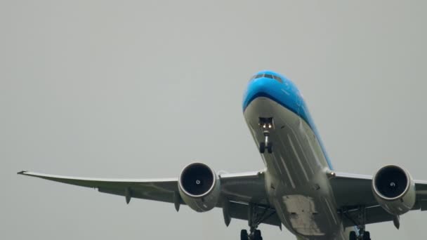 Amsterdam Netherlands July 2017 Boeing 777 Klm Airlines Taking Schiphol — Video