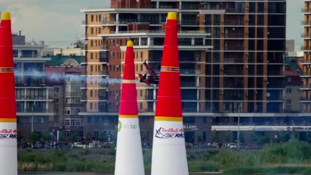 Kazan Russian Federation June 2019 Red Bull Airplane Races International — Stockvideo