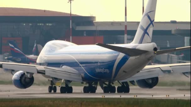 Moscow Russian Federation July 2021 Boeing 747 Airbridgecargo Departure Sheremetyevo — Wideo stockowe
