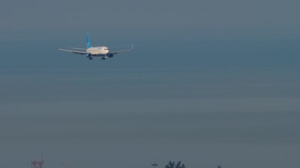 Sochi Russia July 2022 Boeing 737 Pobeda Airlines Landing Sochi — Vídeo de Stock