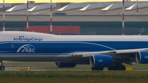 Moscow Russian Federation July 2021 Freight Carrier Boeing 747 Airbridgecargo — Vídeo de Stock