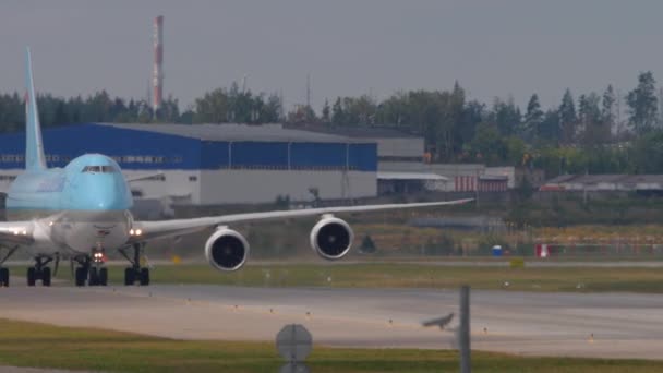 Moscow Rusia Federasi July 2021 Tembakan Jarak Jauh Dari Boeing — Stok Video