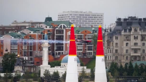 Kazan Russian Federation June 2019 Airplane Races International Red Bull — 图库视频影像