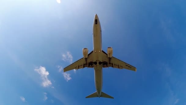 Пхукет Таиланд Января 2023 Года Коммерческий Самолет Boeing 737 Malaysia — стоковое видео