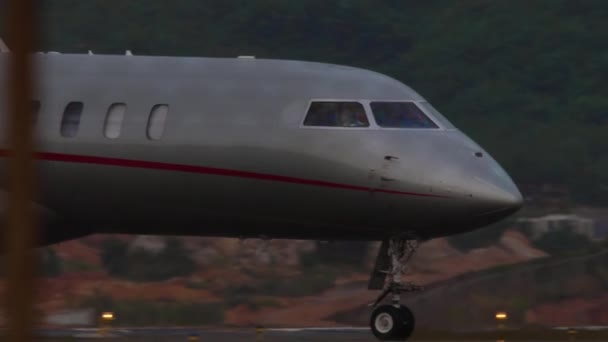 Phuket Thailand January 2023 Bombardier Global 7500 Vid Vistajet Malta — Video