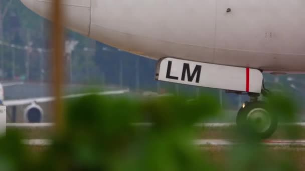 Пхукет Таиланд Января 2023 Года Самолет Реактивного Самолета Malaysia Airlines — стоковое видео