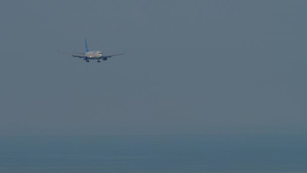 Sochi Russia July 2022 Boeing 737 Pobeda Airlines Landing Sochi — Stockvideo